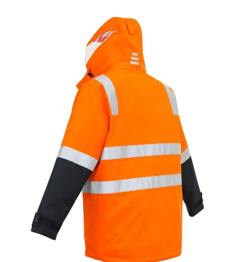 Picture of Syzmik, Mens Hi Vis 4 in 1 Waterproof Jacket